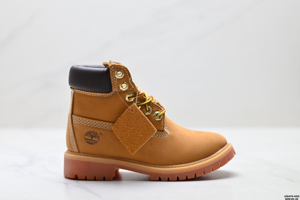 Timberland Wheat Kids Premium Leather Boot