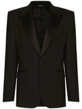 Dolce & Gabbana Sicilia-fit single-breasted tuxedo blazer