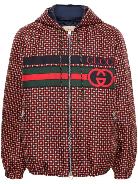 Gucci Interlocking GG hooded jacket