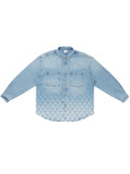 COUNTY OF MILAN Laser Cross denim overshirt