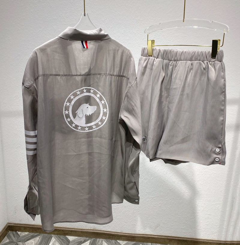 Thom Browne Star Dog Sun Protection Set - Women's Summer UV Jacket