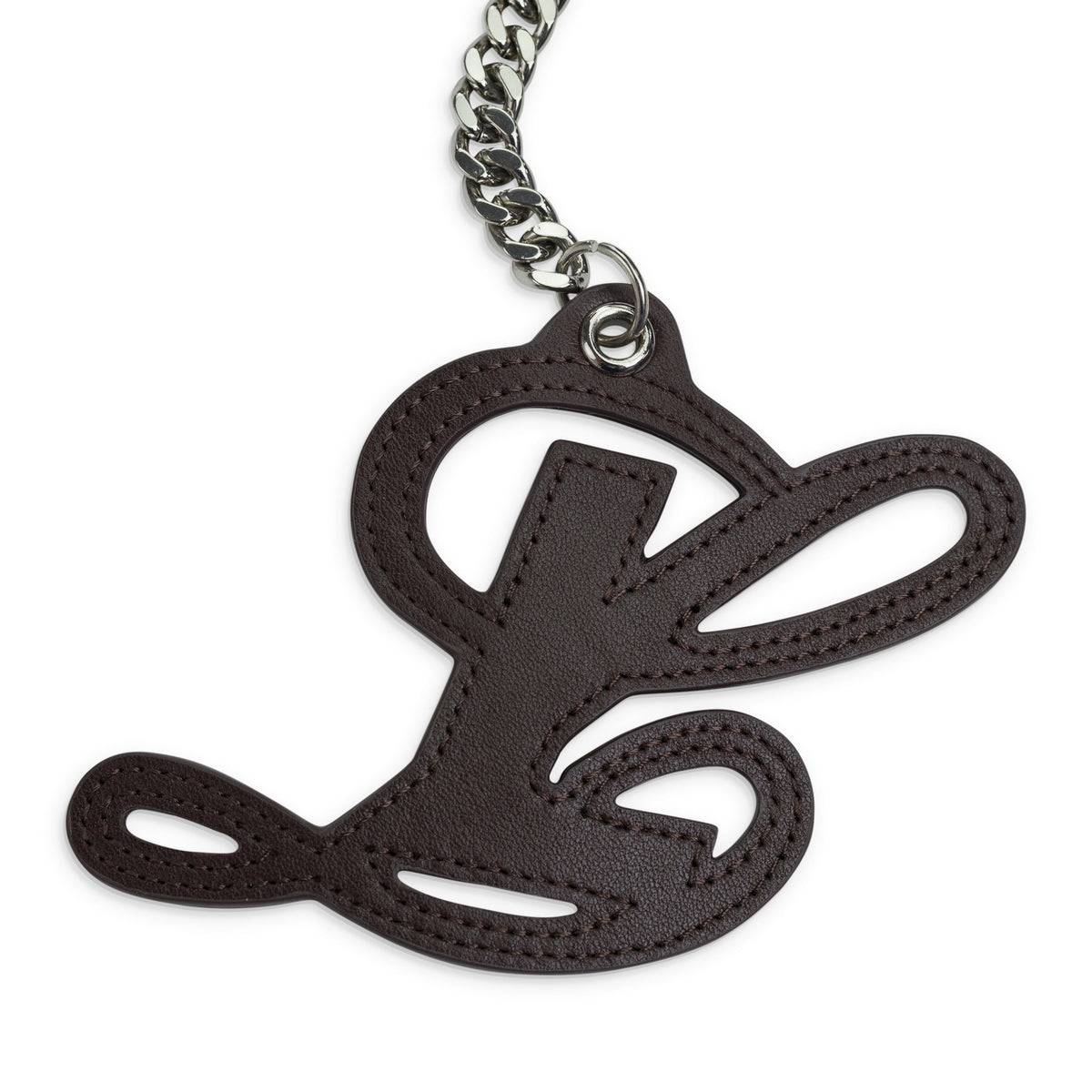 Brown Bag Charm Keychain