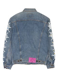 SP5DER web-print denim jacket