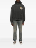 Represent logo-embroidered hoodie