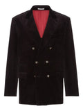 Brunello Cucinelli corduroy double-breasted blazer