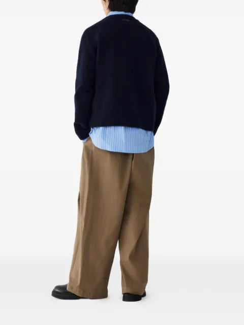 TOMBOY raglan v-neck knit sweater
