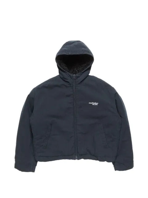 Acne Studios logo-print hooded jacket