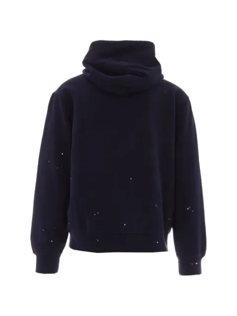 Carhartt WIP paint-splatter logo-embroidered hoodie
