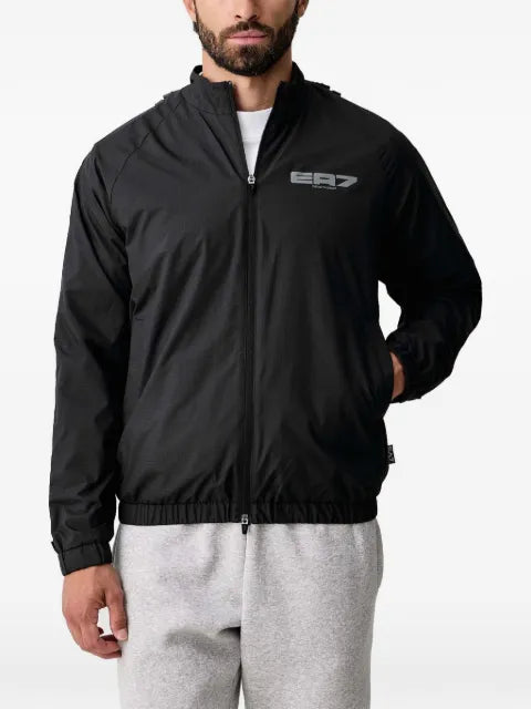 Ea7 Emporio Armani logo-print ripstop jacket
