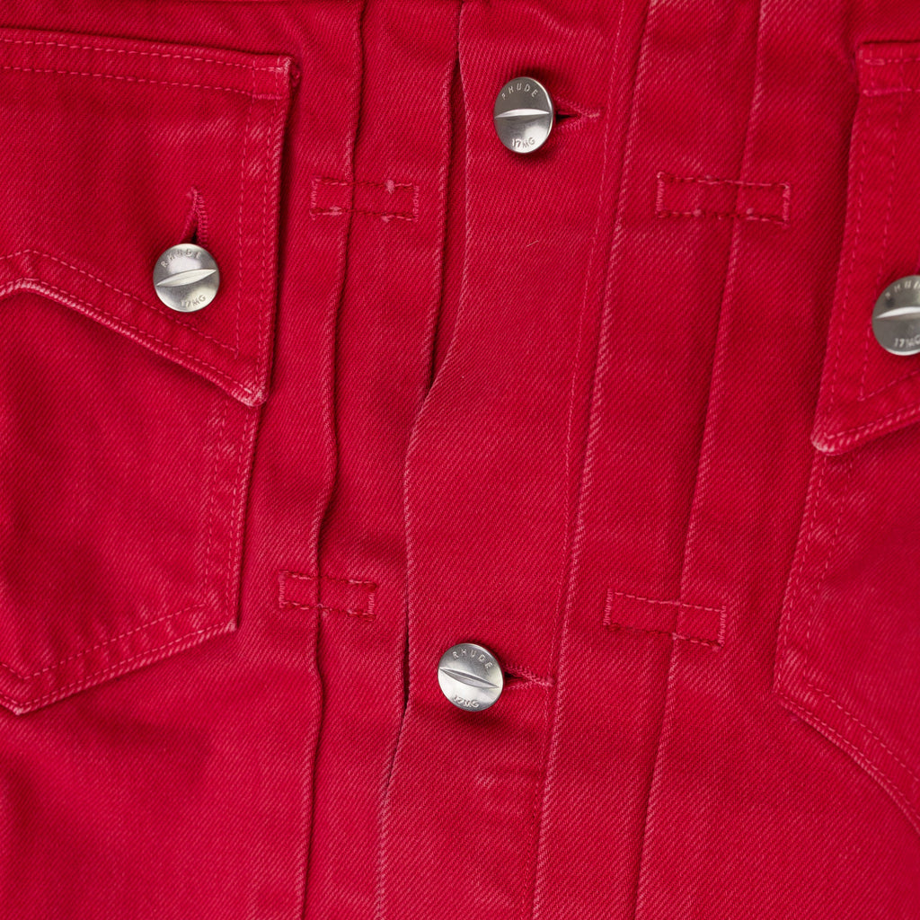 Red Denim Jacket