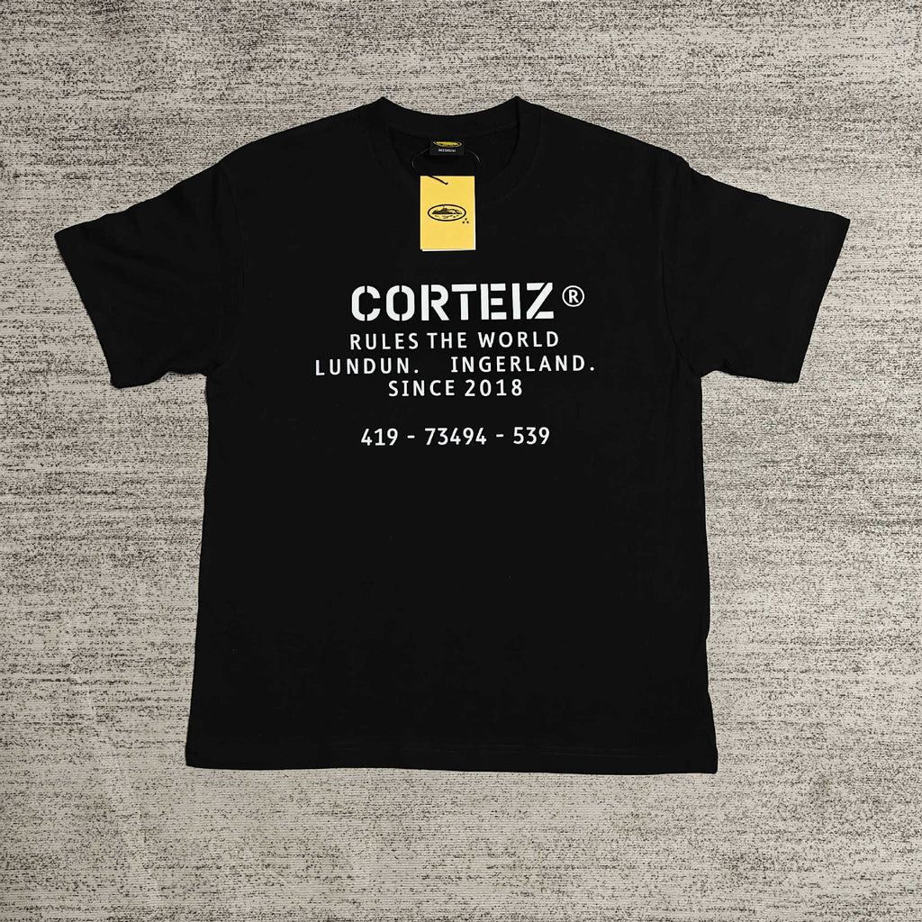 Corteiz Island Letter Graphic Oversized Tee Streetwear Unisex