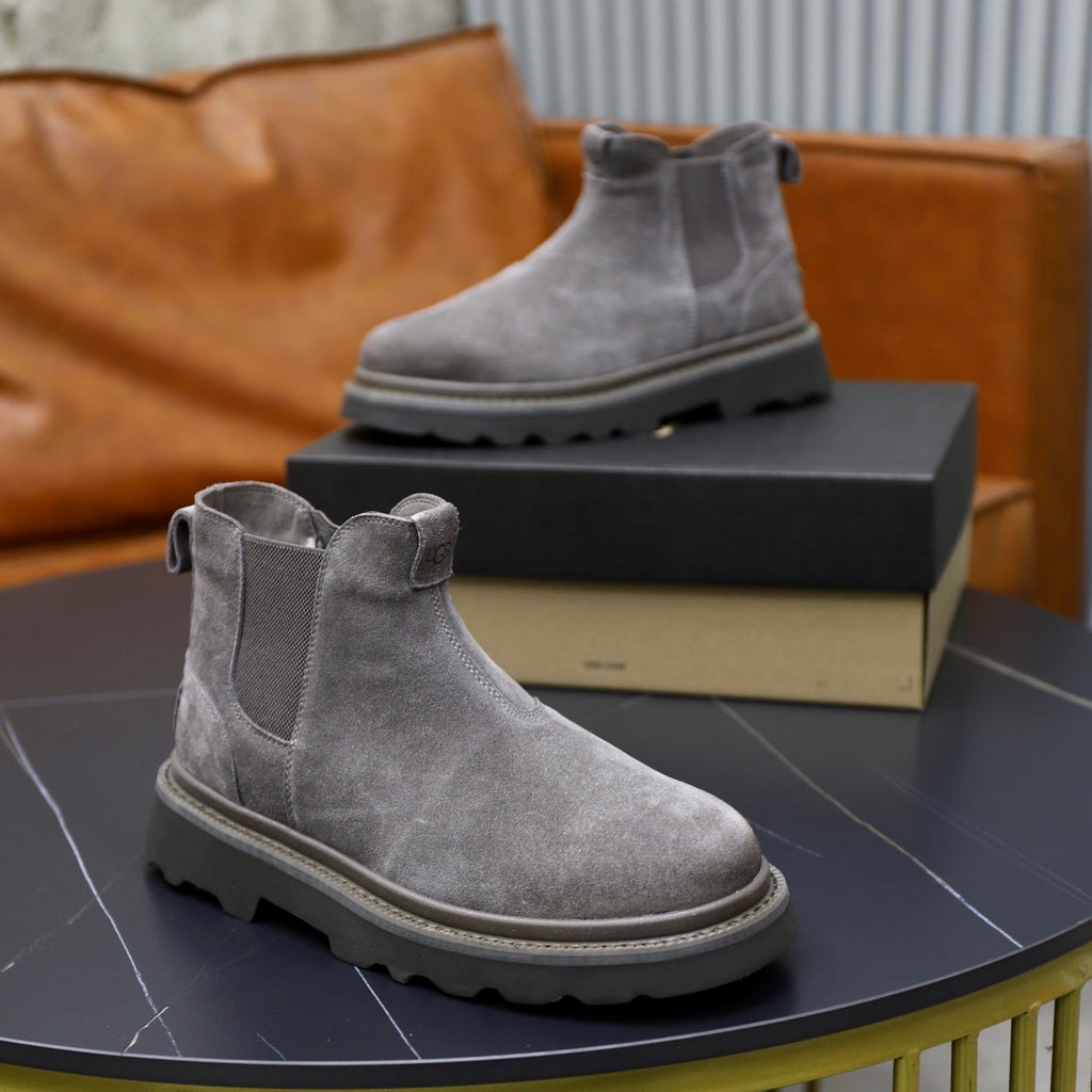 UGG Gray Suede Chelsea Casual Shoes