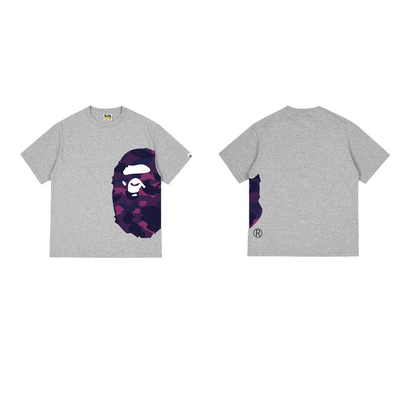 BAPE Purple Camo Side Graphic T-Shirt