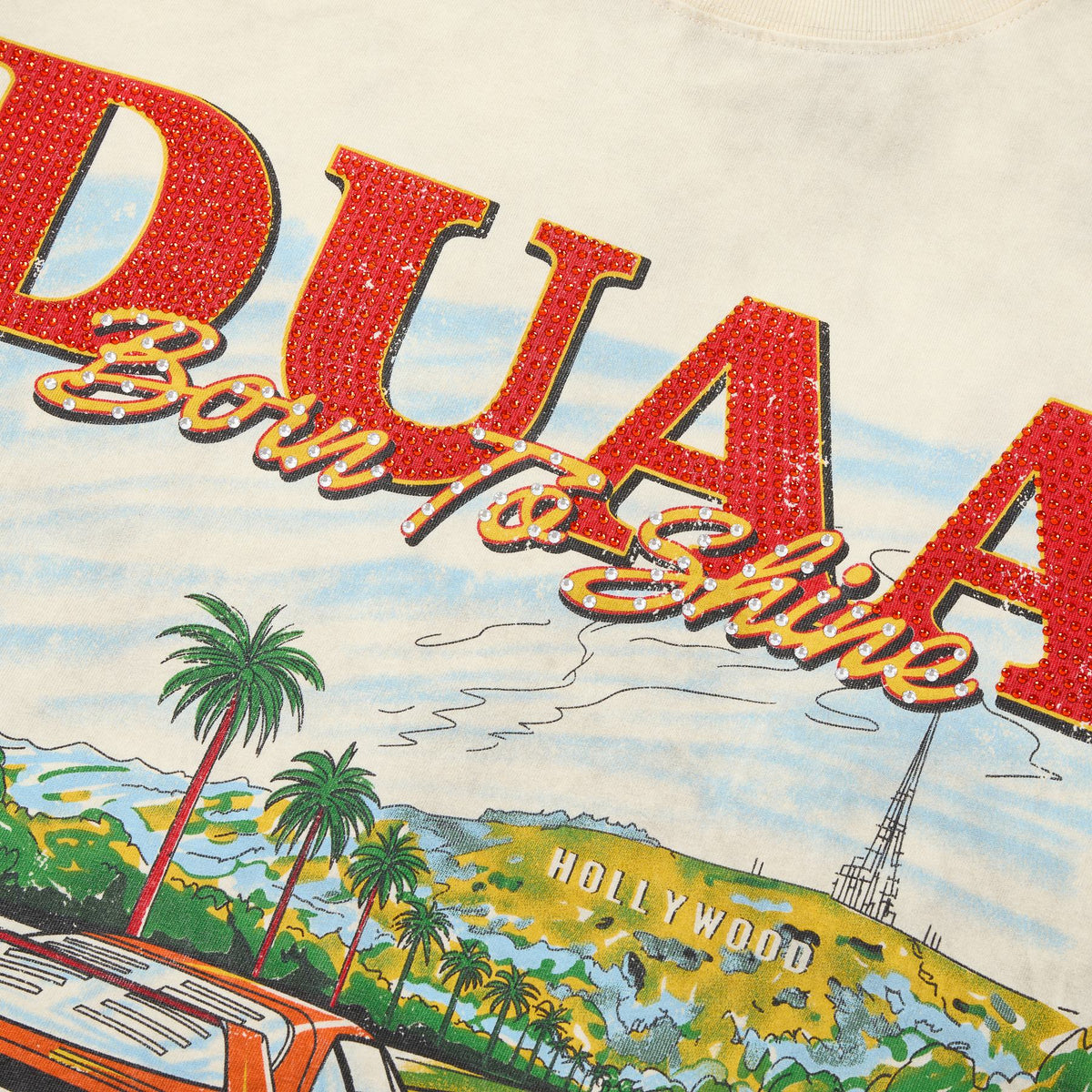 Rough Play DUAA Car Graphic Short-Sleeve T-Shirt