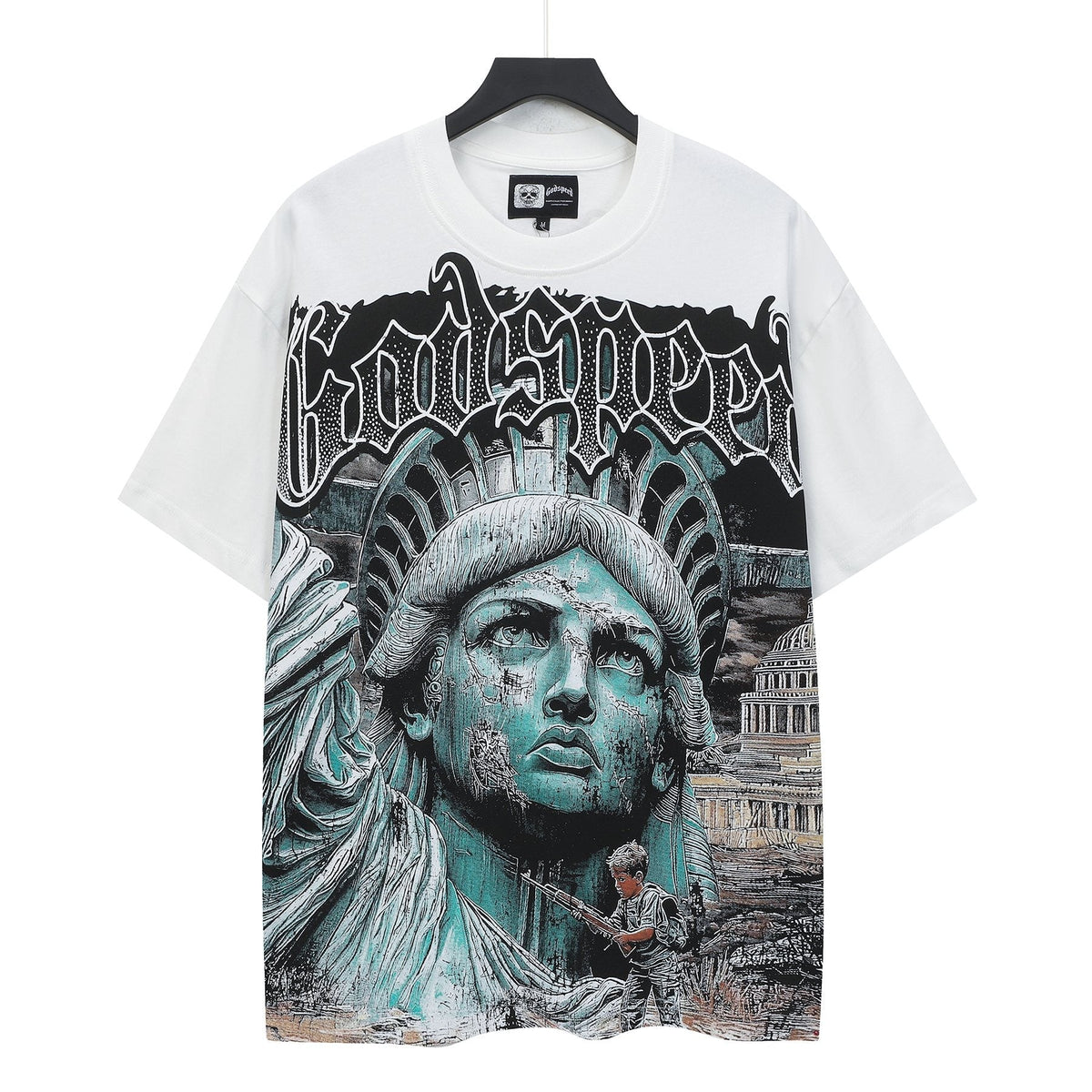 Godspeed Statue of Liberty Short-Sleeve Graphic T-Shirt