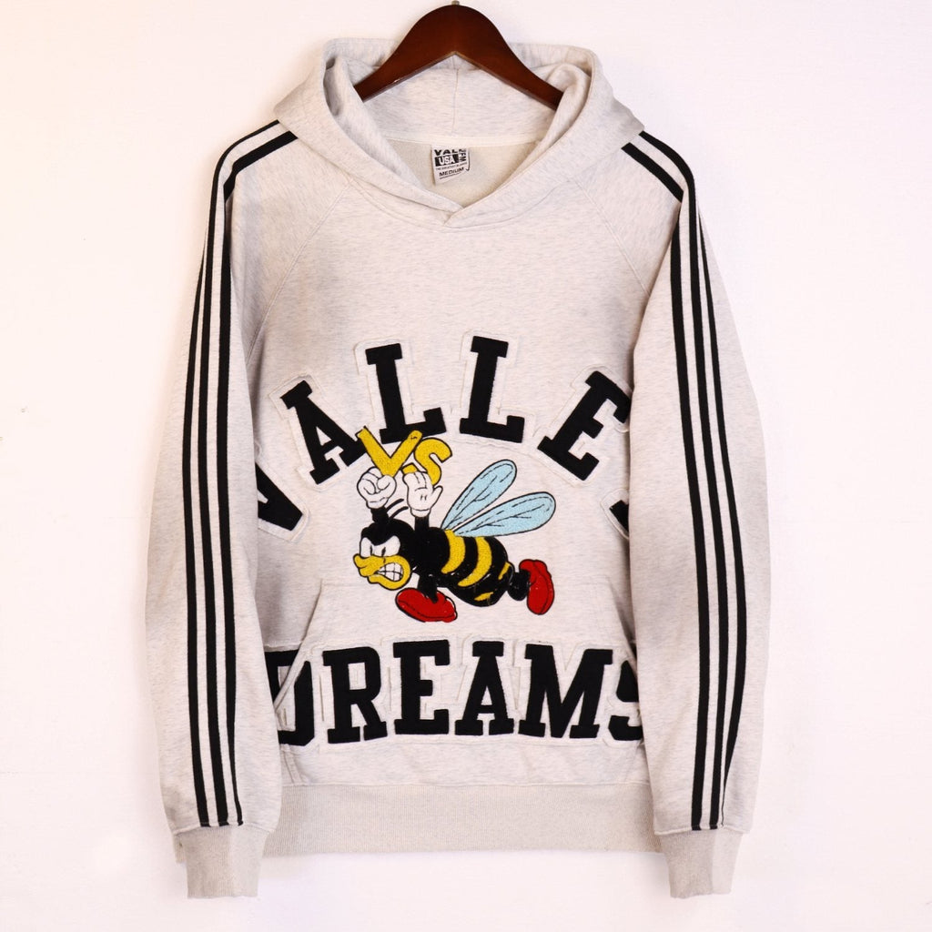 VALE USA Bee Embroidered Striped Hoodie & Sweatpants Set