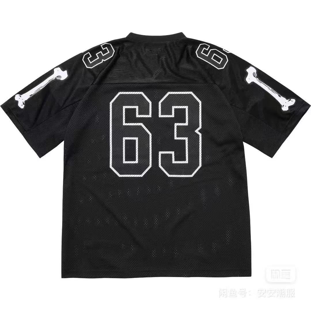 Supreme Number Graphic Mesh Football Jersey