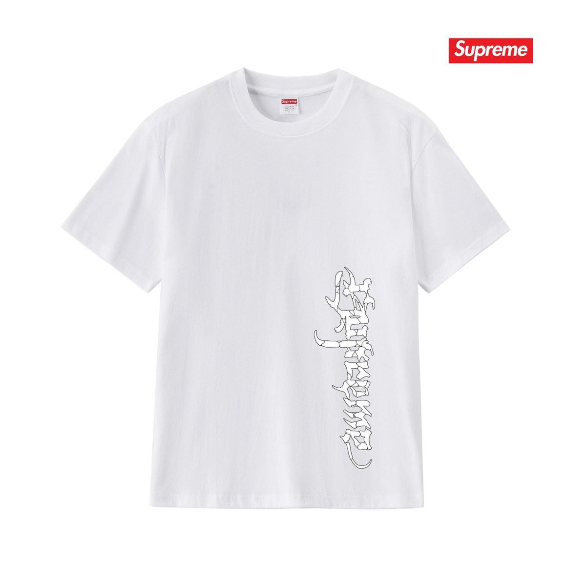 Supreme Front & Back Graphic T-Shirt