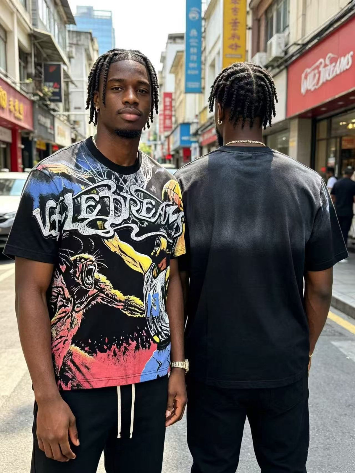 VALLEY Basketball Animal Graphic Short-Sleeve T-Shirt
