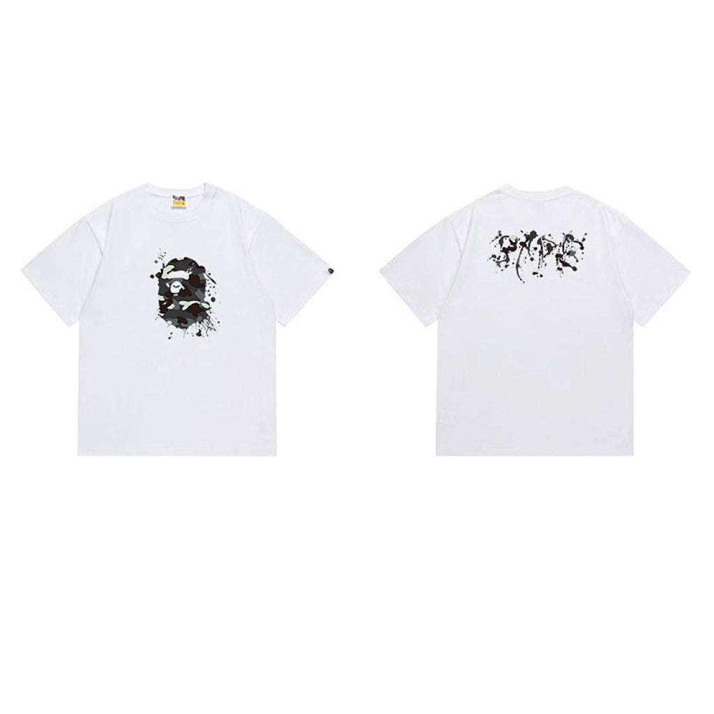 BAPE Ape Head Graphic Streetwear T-Shirt