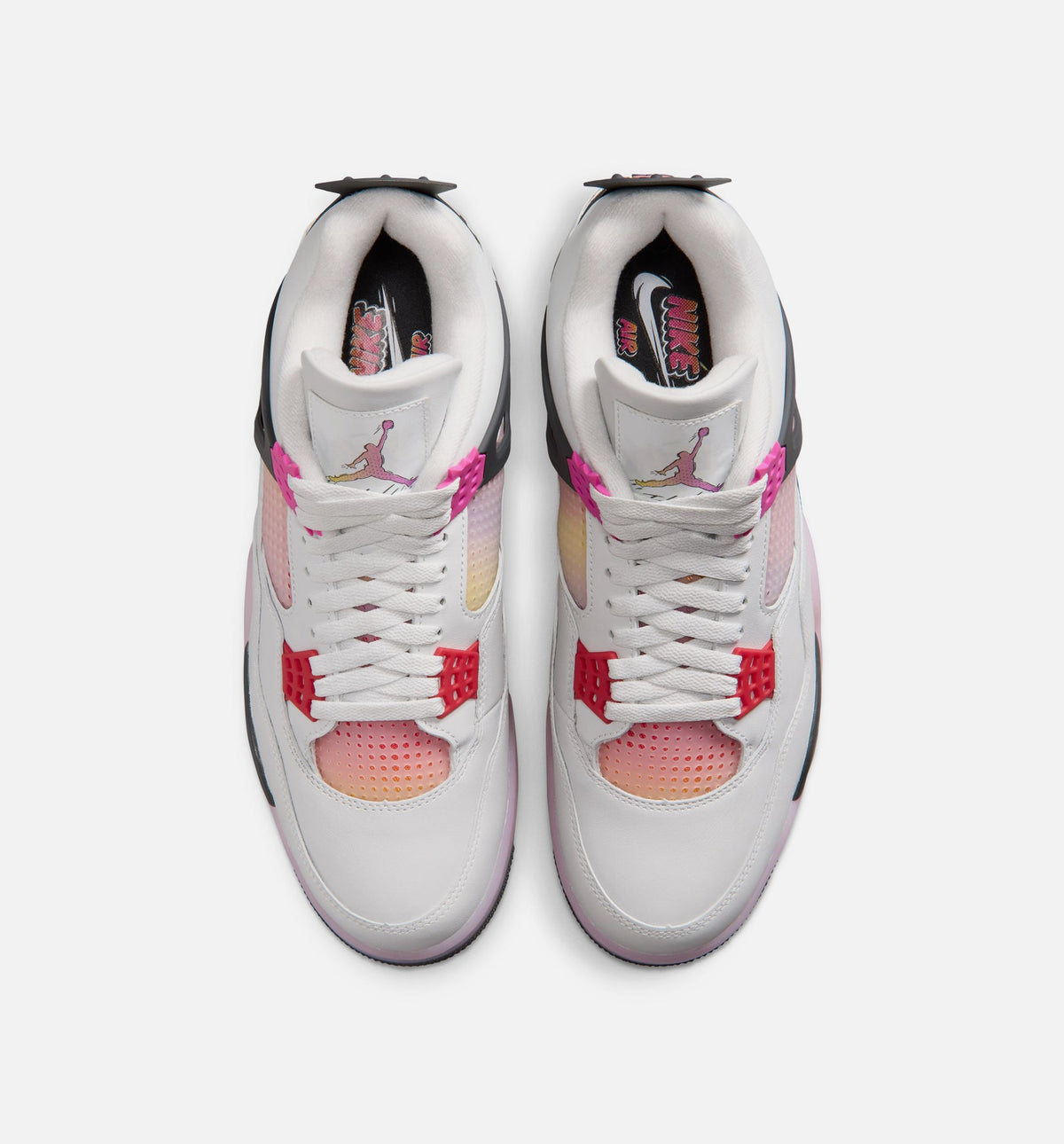 Air Jordan 4 Retro Comic – Men's Lifestyle Shoe in Off White/Fire Pink/Anthracite
