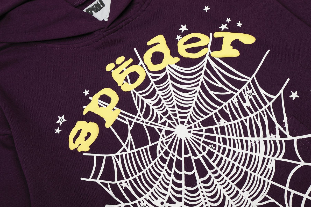 Sp5der Spiderweb Star Graphic Hoodie & Sweatpants Set