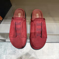 Zegna Men's Cutout Slide Sandals