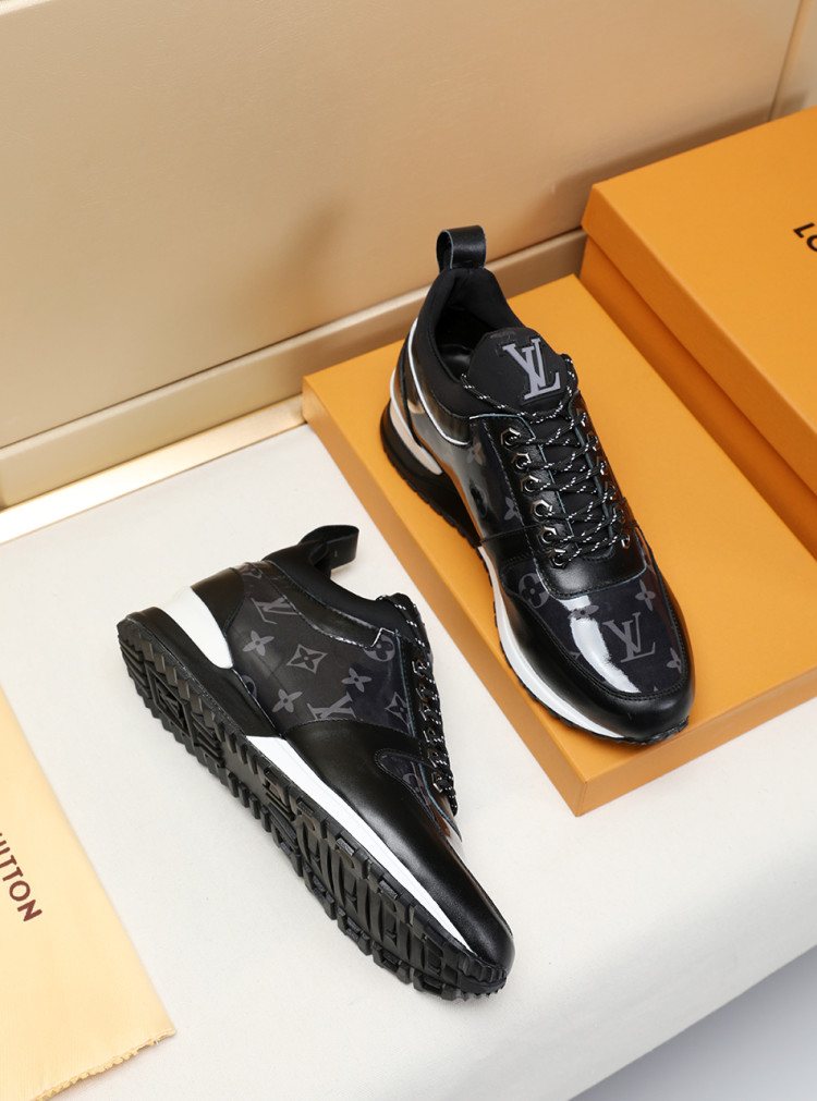 Louis Vuitton Monogram Panel Low-Top Sneakers