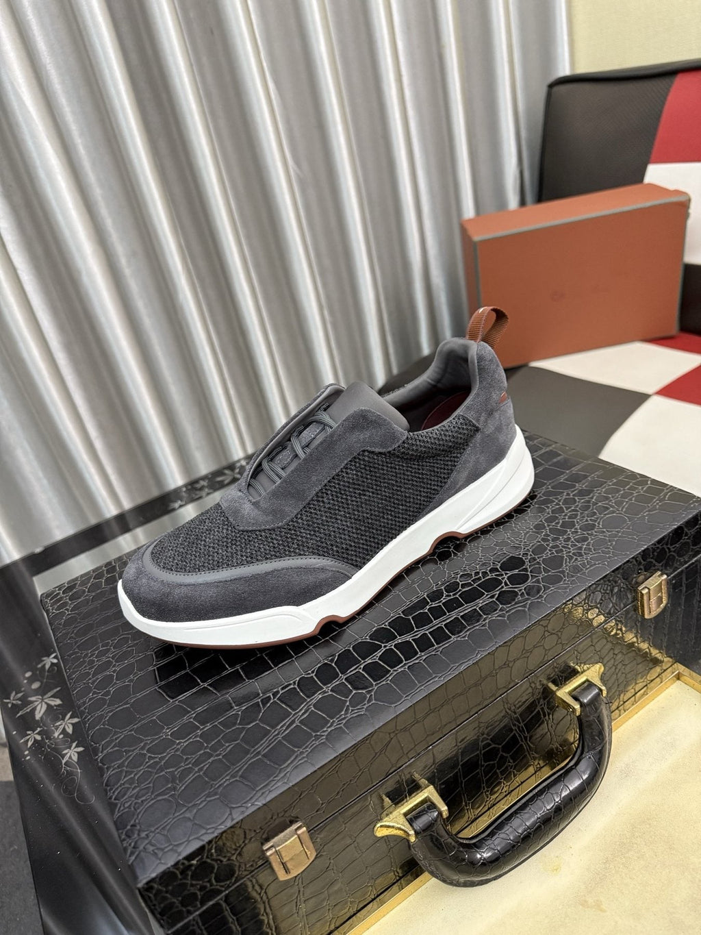 Loro Piana WeekendWalk Men's Lace-Up Sneakers