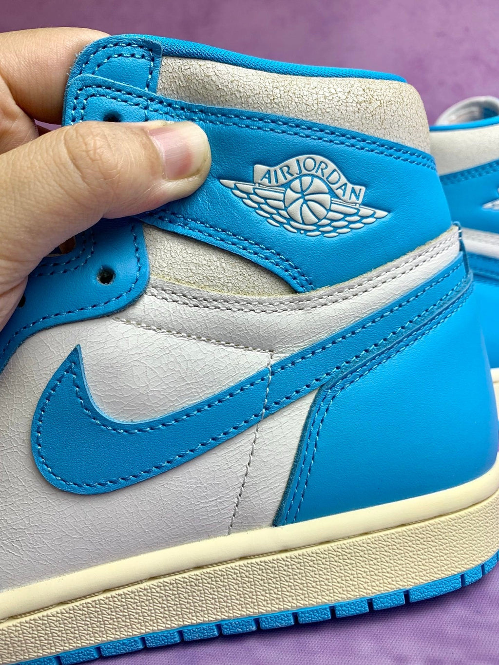 Air Jordan 1 High UNC Reimagined UNC Blue Unisex Sneakers DZ5485-402
